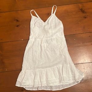 White hollister sun dress